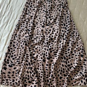 Leopard maxi skirt